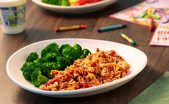 Rotini with Meat Sauce